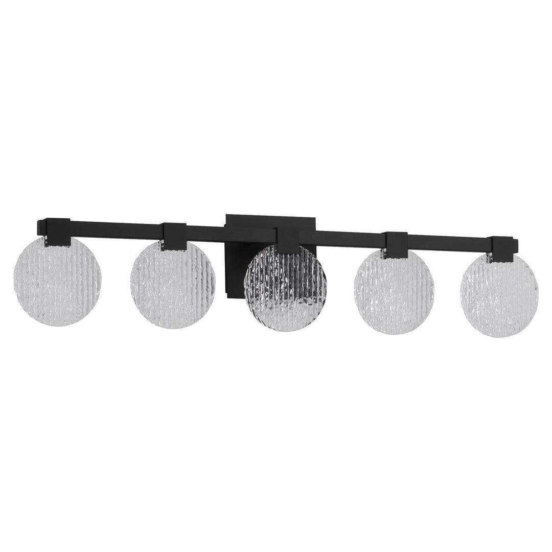 Axiom 38X8 Vanity Black by Oxygen Lighting