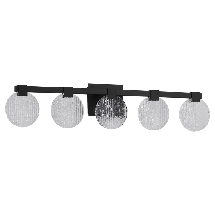 Axiom 38X8 Vanity Black by Oxygen Lighting