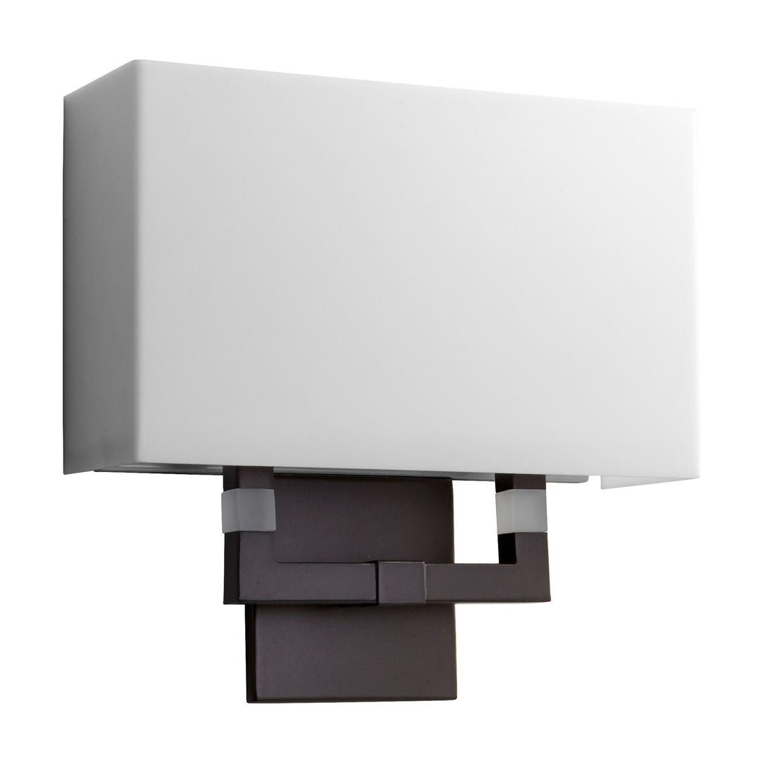 11.5X11.25 Sconce Matte White Acrylic by Oxygen Lighting