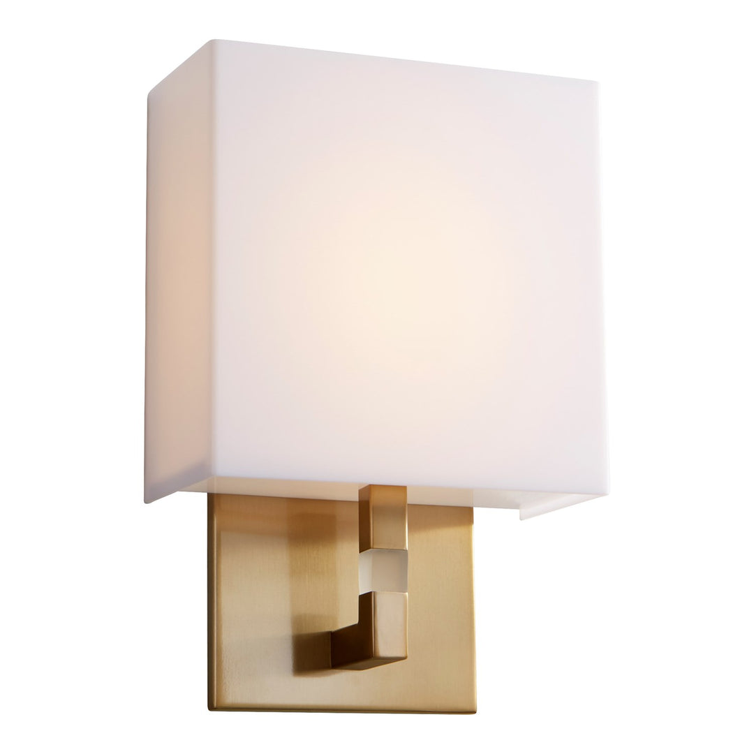 8X11.75 Sconce Matte White Acrylic