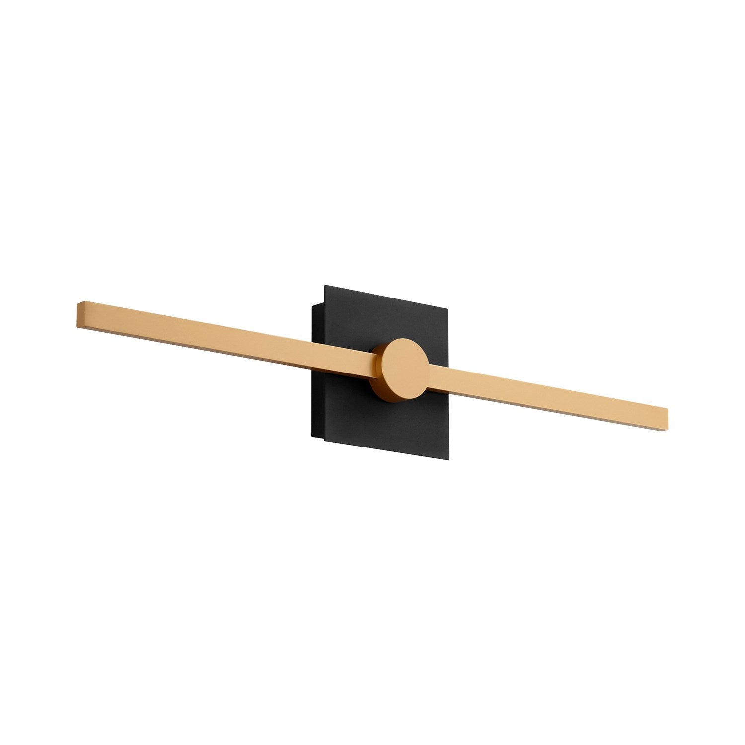 24X5.25 Vanity Black Industrial Brass by Oxygen Lighting