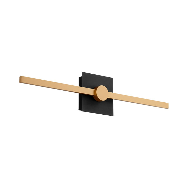 24X5.25 Vanity Black Industrial Brass by Oxygen Lighting