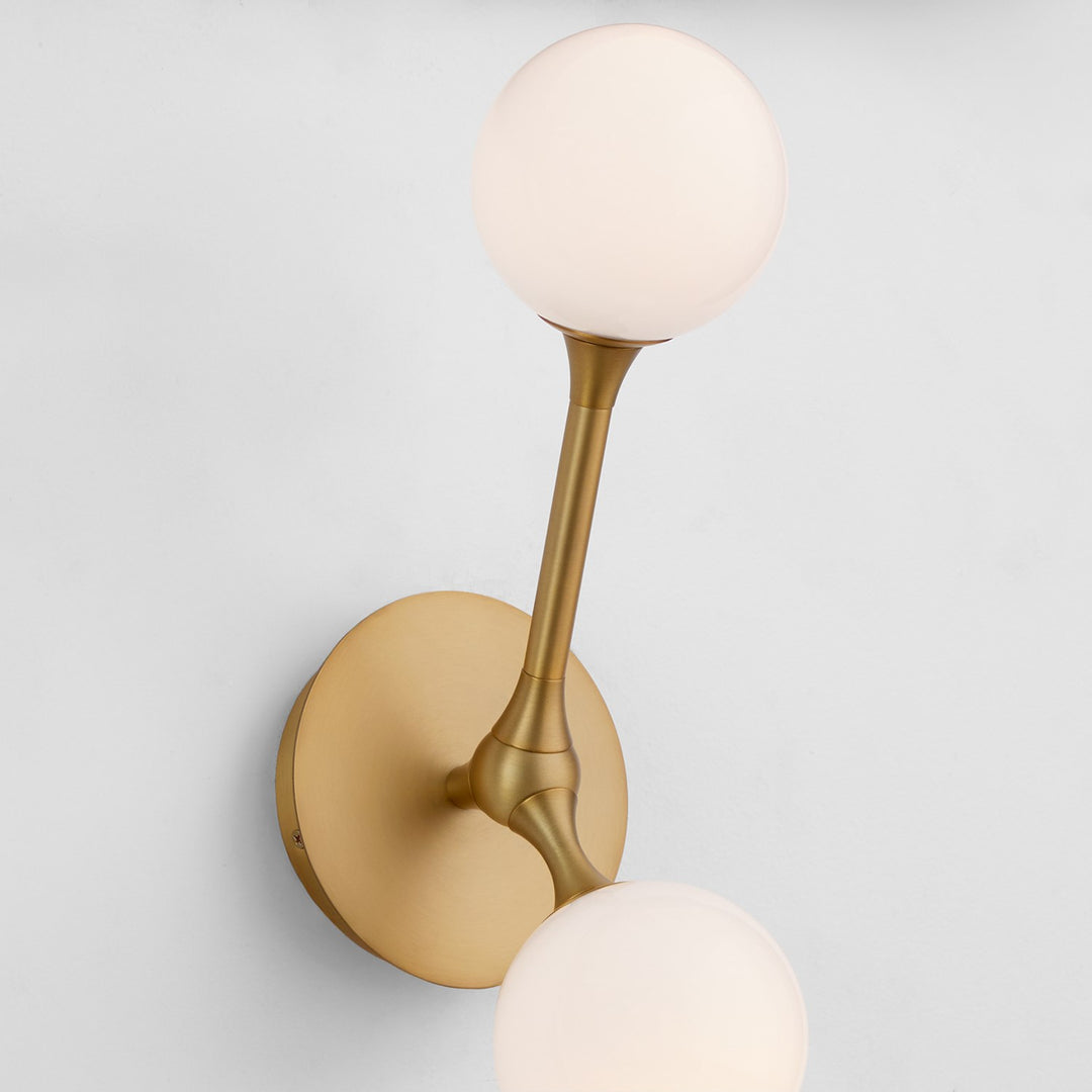 5.75X15.5 Sconce Brushed Brass