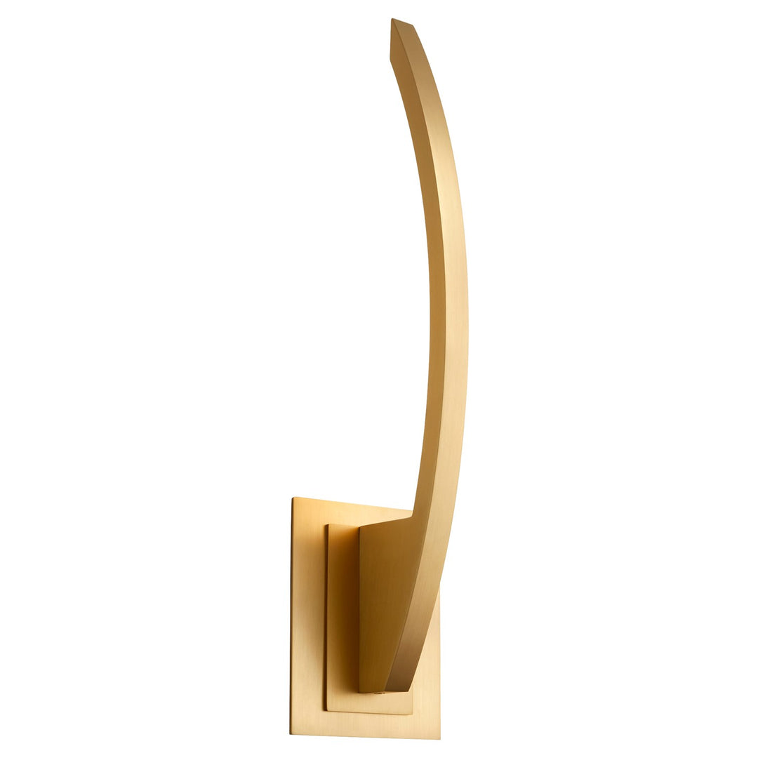 2.75X18.5 Sconce Aged Brass