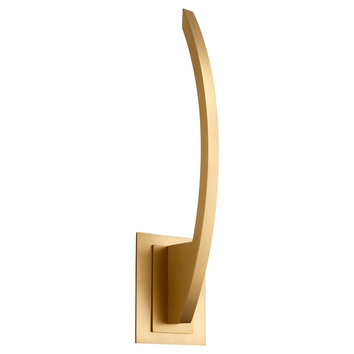 2.75X18.5 Sconce Aged Brass
