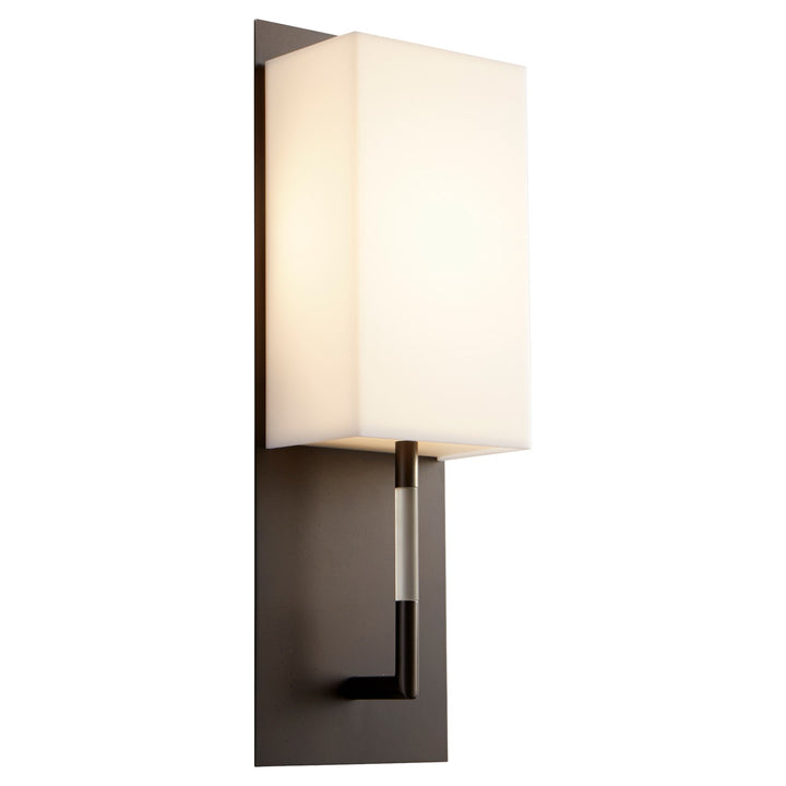 5.125X15.75 Sconce Matte White Acrylic