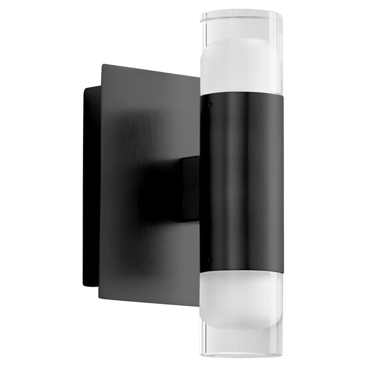 Alarum 5.5X8 Sconce Black by Oxygen Lighting