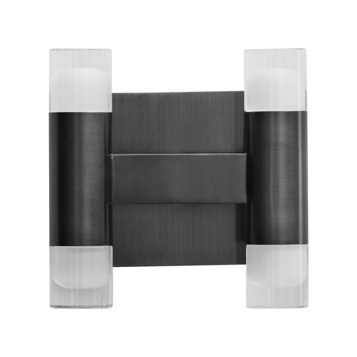 Alarum 8X8 Sconce Black by Oxygen Lighting
