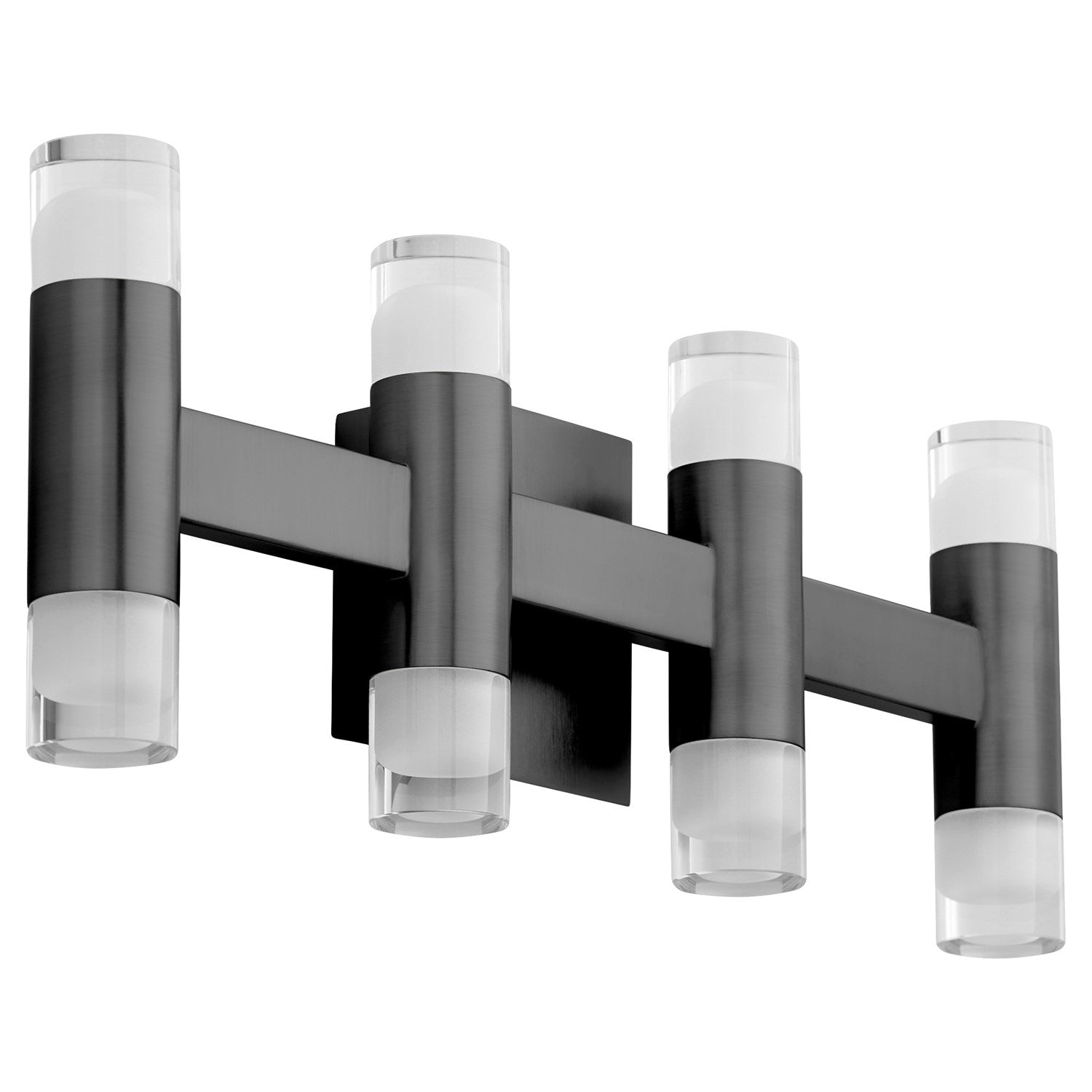 Alarum 21X8 Vanity Black by Oxygen Lighting