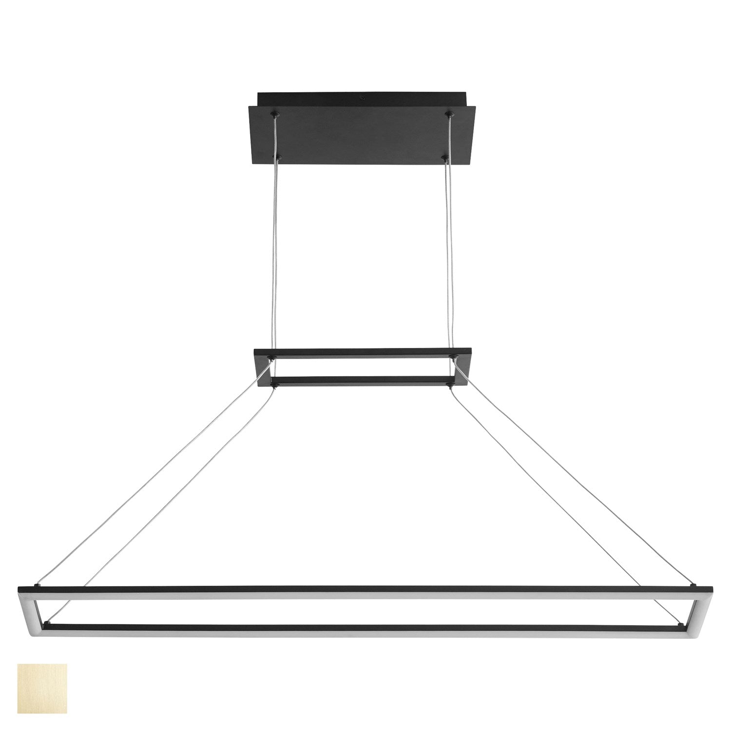 6X0.375 Pendant Aged Brass by Oxygen Lighting