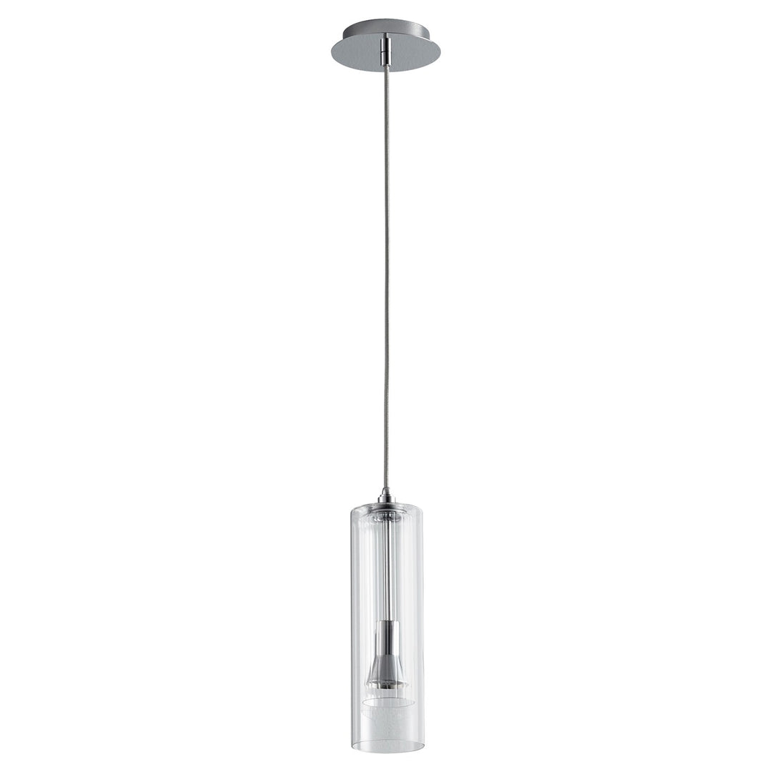 3.75X15.5 Pendant Clear by Oxygen Lighting