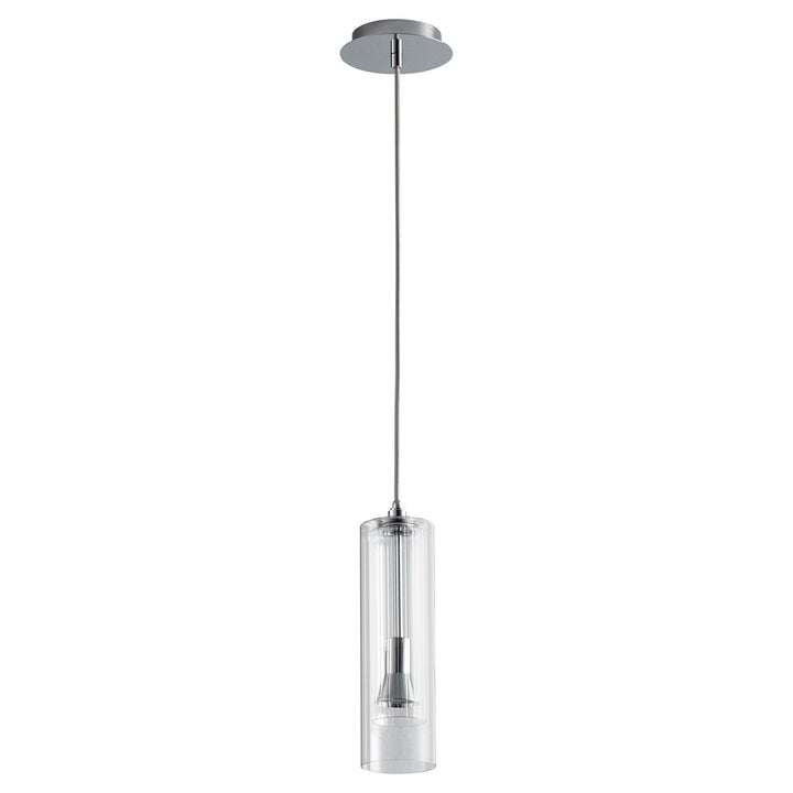 3.75X15.5 Pendant Clear by Oxygen Lighting