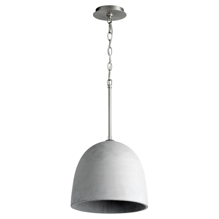 12X12 Pendant Grey Satin Nickel by Oxygen Lighting