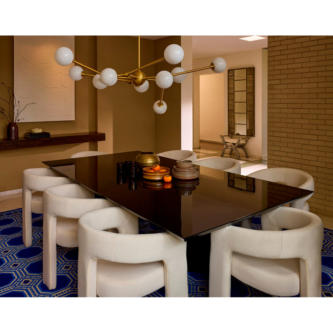 44.75X5 Chandelier Brushed Brass