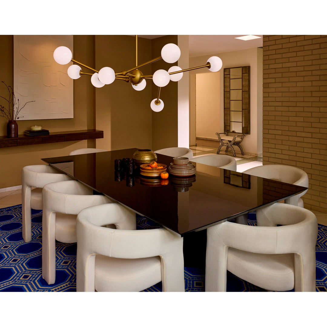 44.75X5 Chandelier Brushed Brass