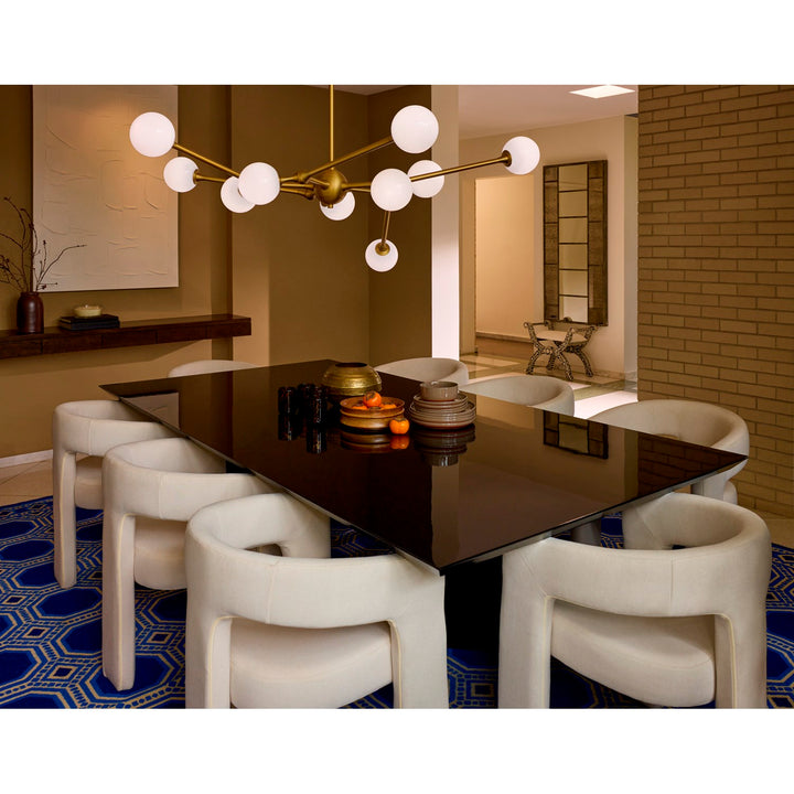 44.75X5 Chandelier Brushed Brass