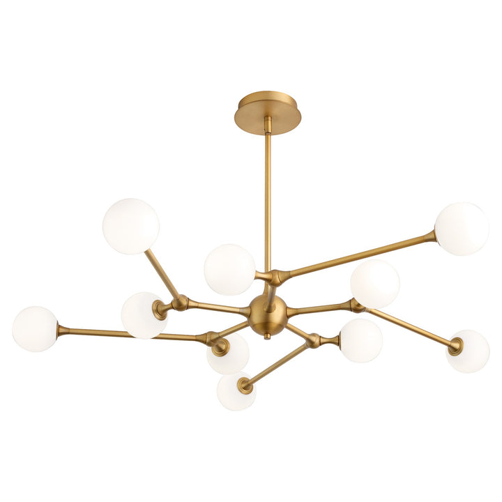 44.75X5 Chandelier Brushed Brass