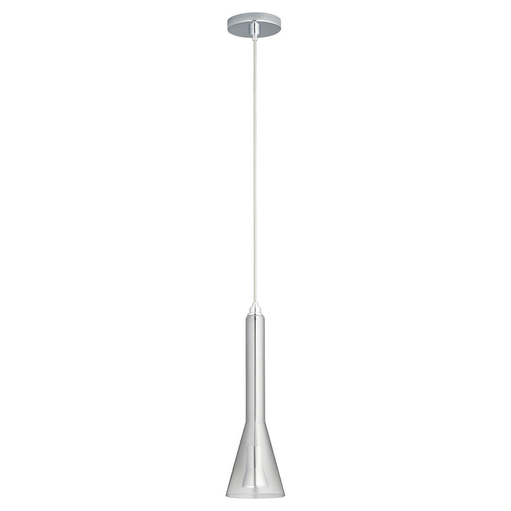 5X16.25 Pendant Smoke Ombre by Oxygen Lighting