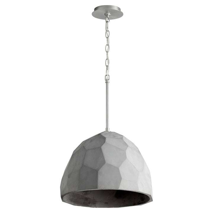 16X12 Pendant Grey Satin Nickel by Oxygen Lighting