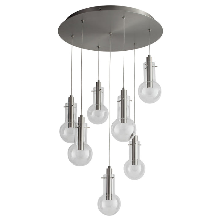 18X8.25 Pendant Satin Nickel by Oxygen Lighting