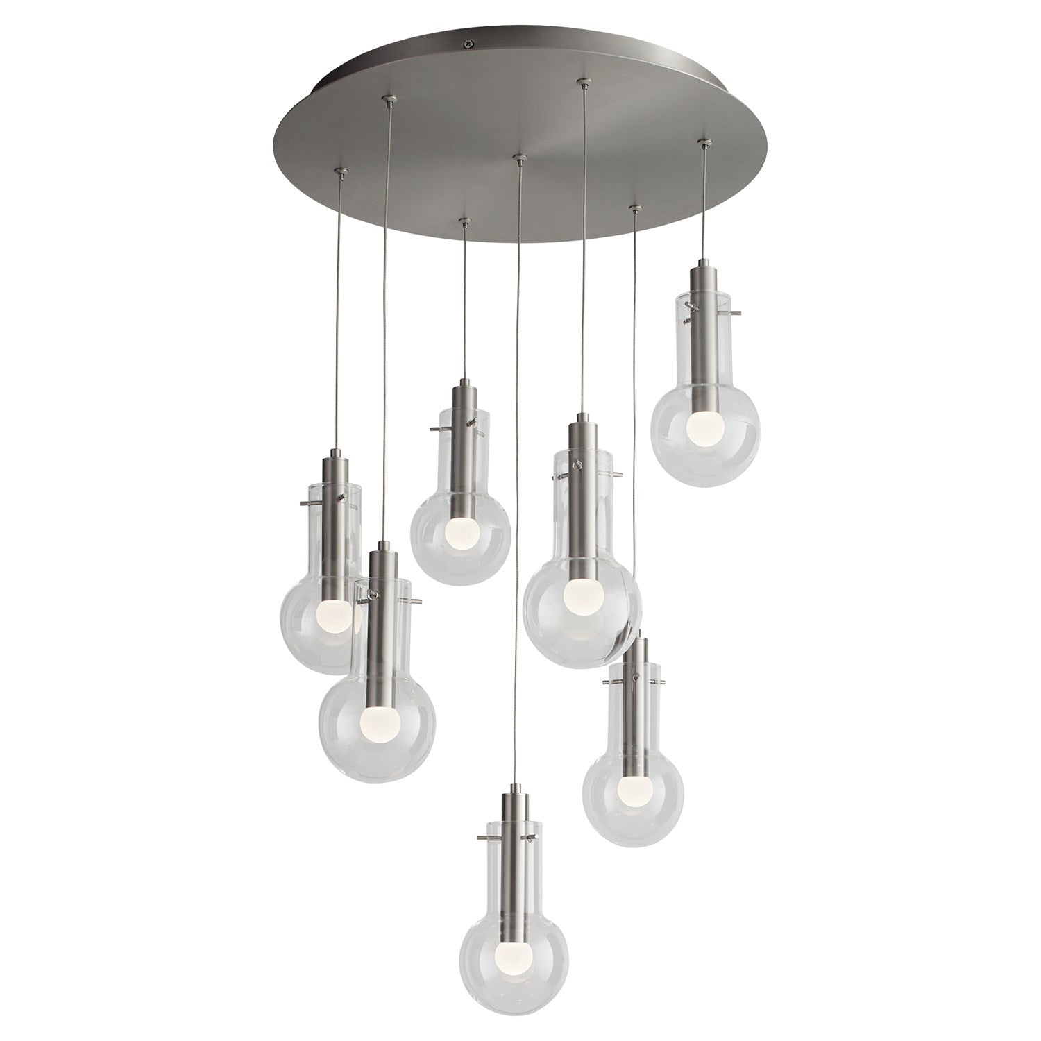 18X8.25 Pendant Satin Nickel