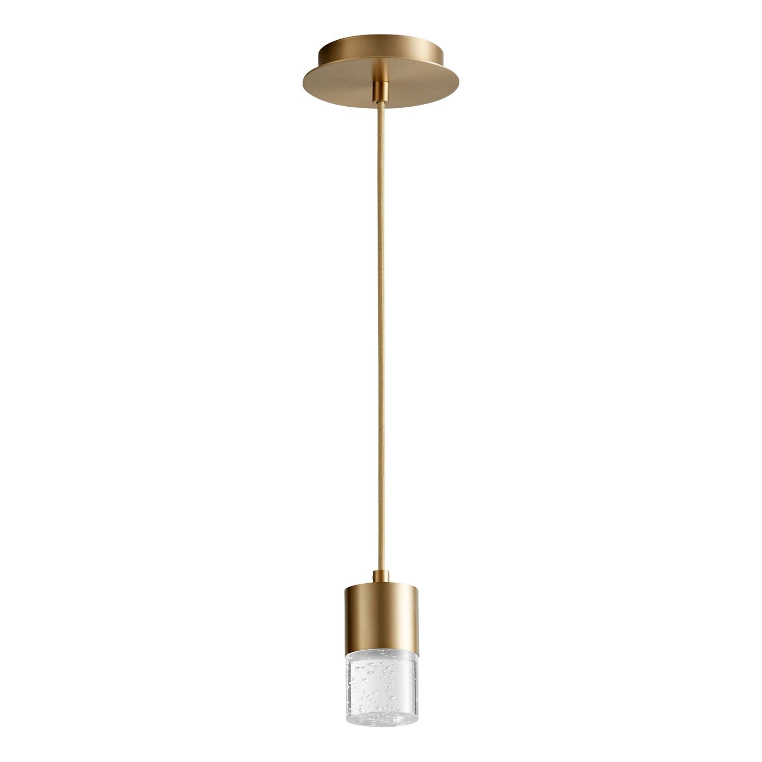 2.75X5 Pendant Aged Brass by Oxygen Lighting