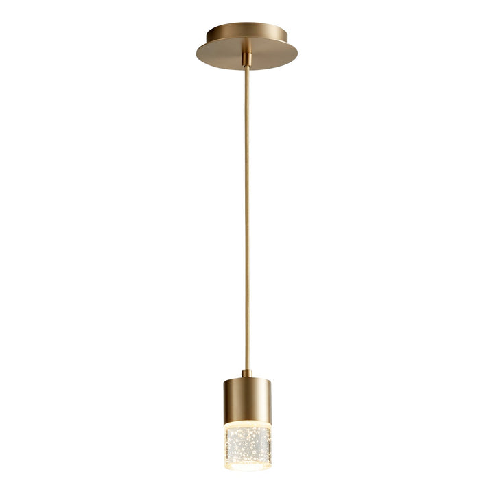 2.75X5 Pendant Aged Brass
