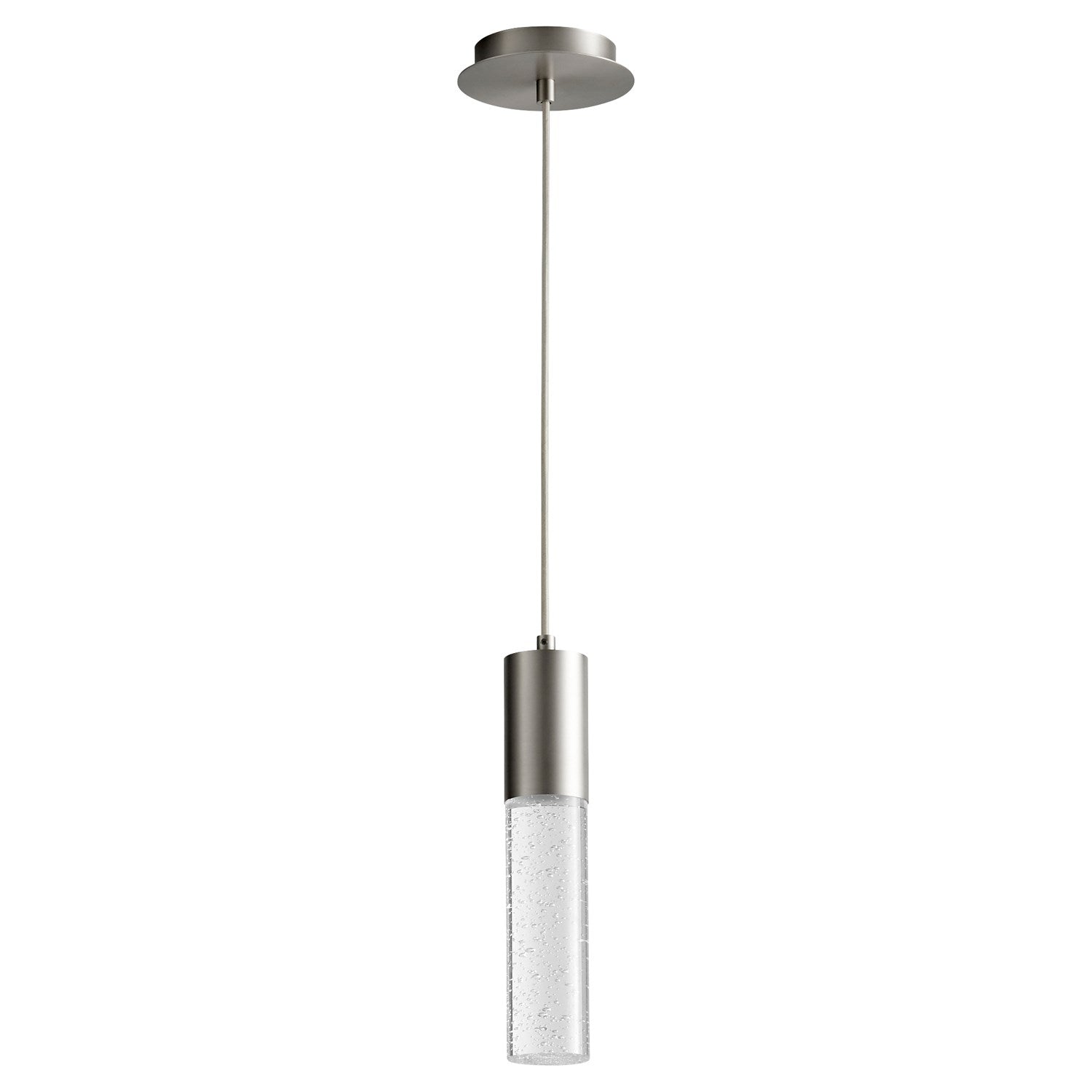 2.75X13.375 Pendant Satin Nickel by Oxygen Lighting