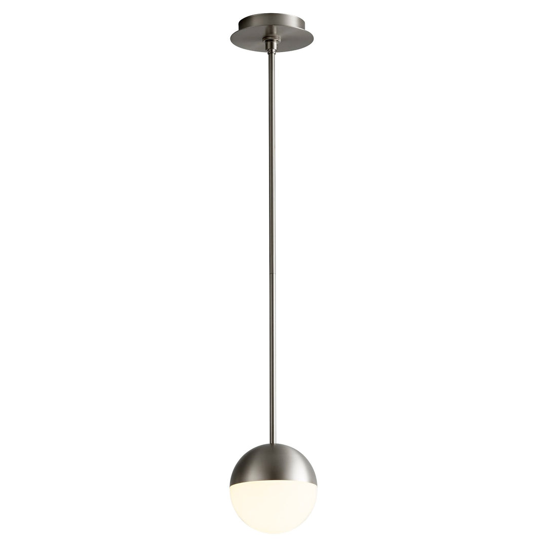 6X8 Pendant Satin Nickel
