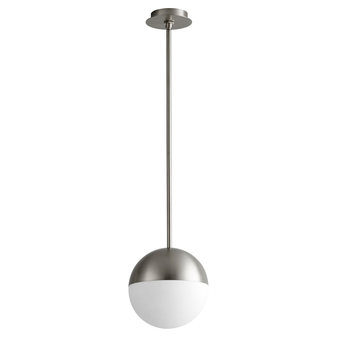 10X12 Pendant Satin Nickel by Oxygen Lighting