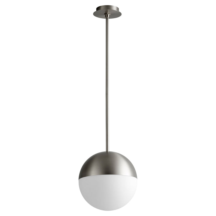 12X14 Pendant Satin Nickel by Oxygen Lighting