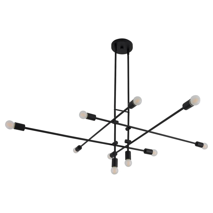 60X18.5 Chandelier Black by Oxygen Lighting