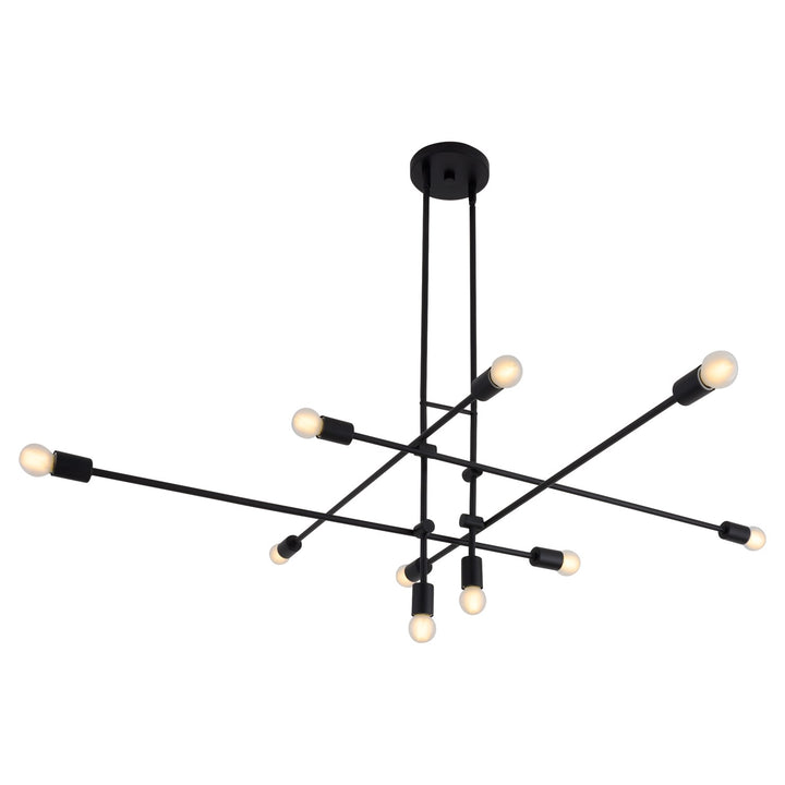 60X18.5 Chandelier Black