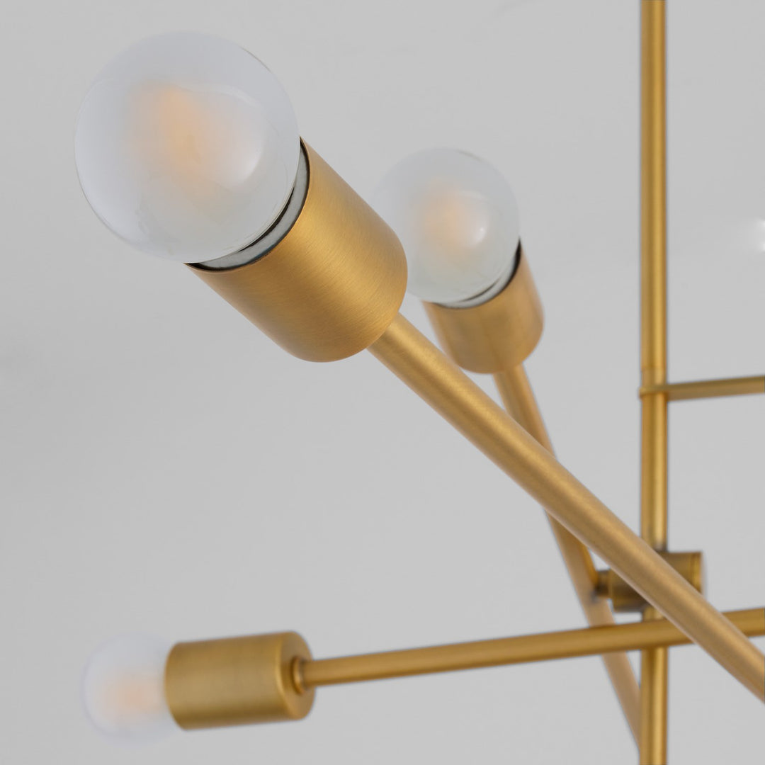 60X18.5 Chandelier Brushed Brass