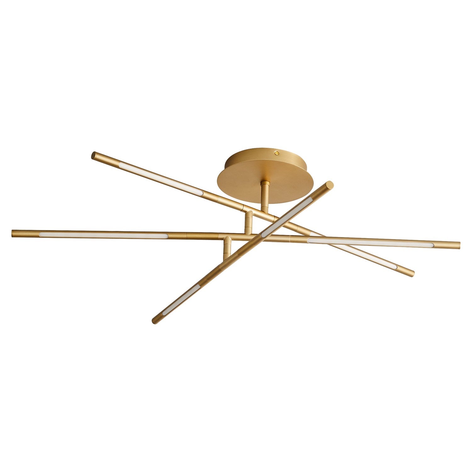36.25X9.75 Ceiling Mount Aged Brass by Oxygen Lighting