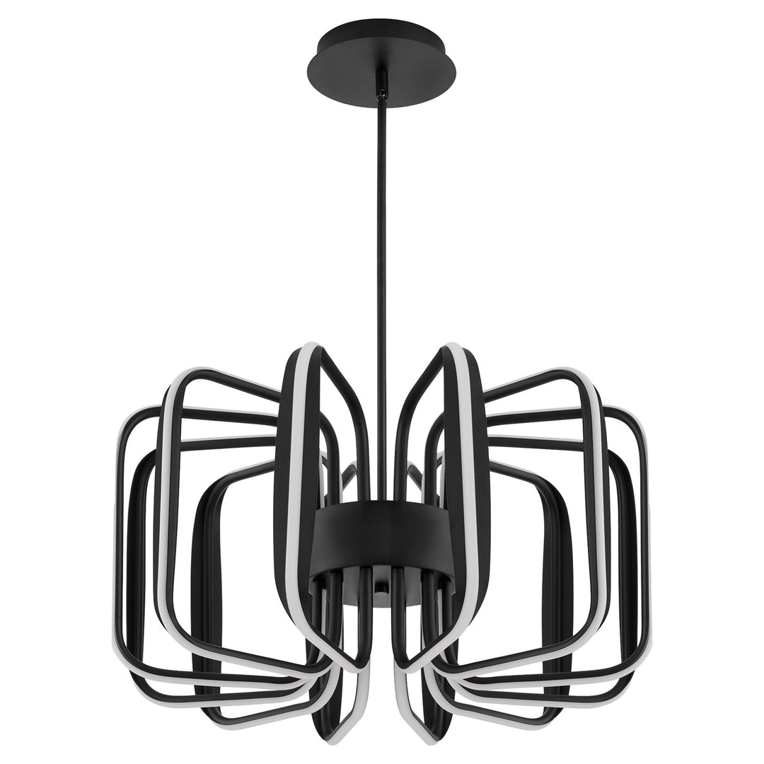 Roto 24.5X13 Pendant Black by Oxygen Lighting