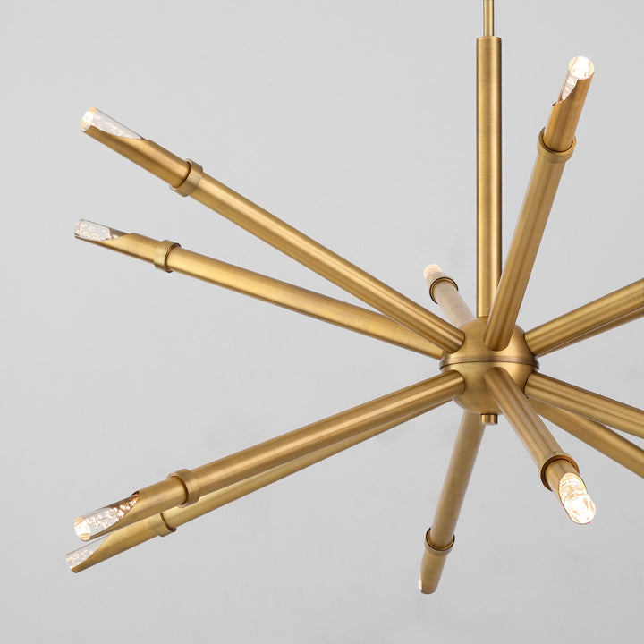 42X22 Pendant Brushed Brass