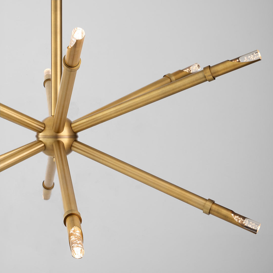 42X22 Pendant Brushed Brass