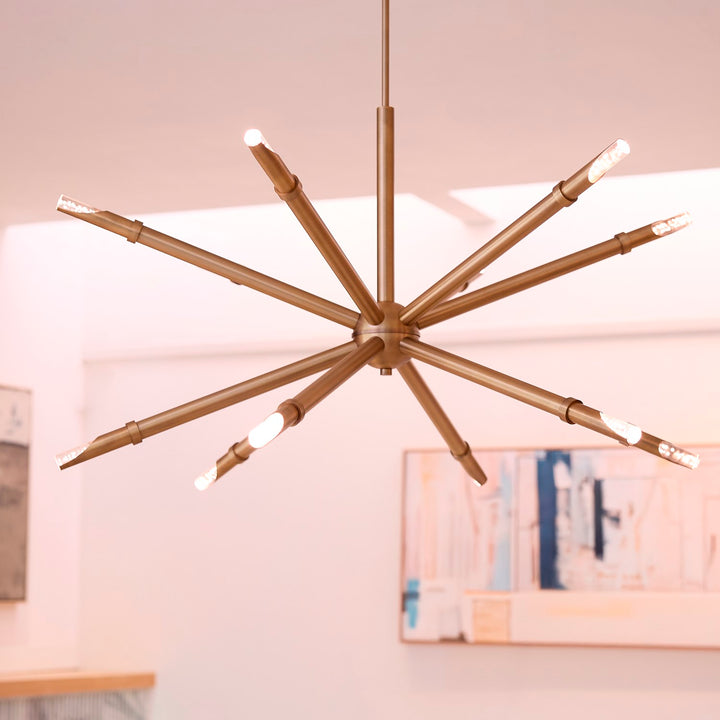 42X22 Pendant Brushed Brass