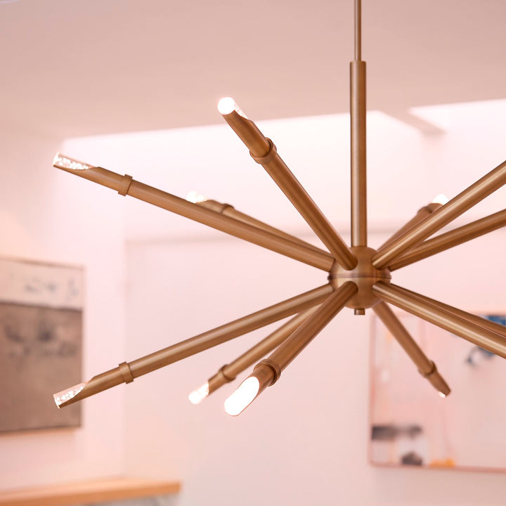 42X22 Pendant Brushed Brass