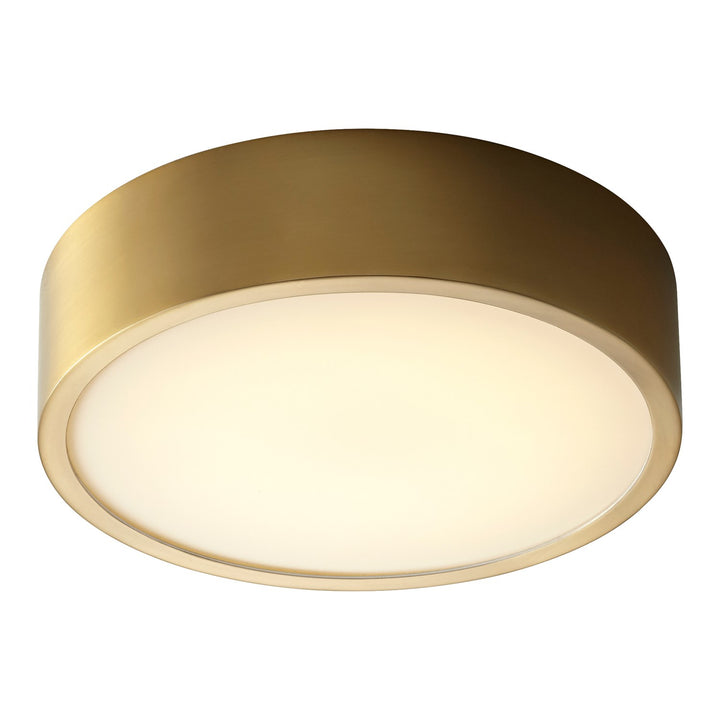 10.25X3.25 Ceiling Mount Aged Brass