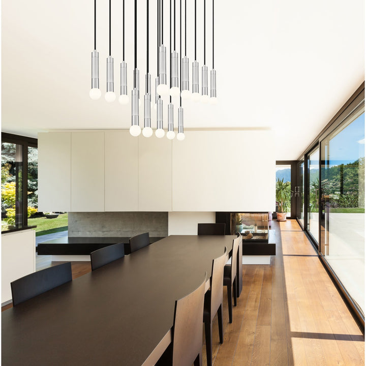 17 Light Linear Chandelier