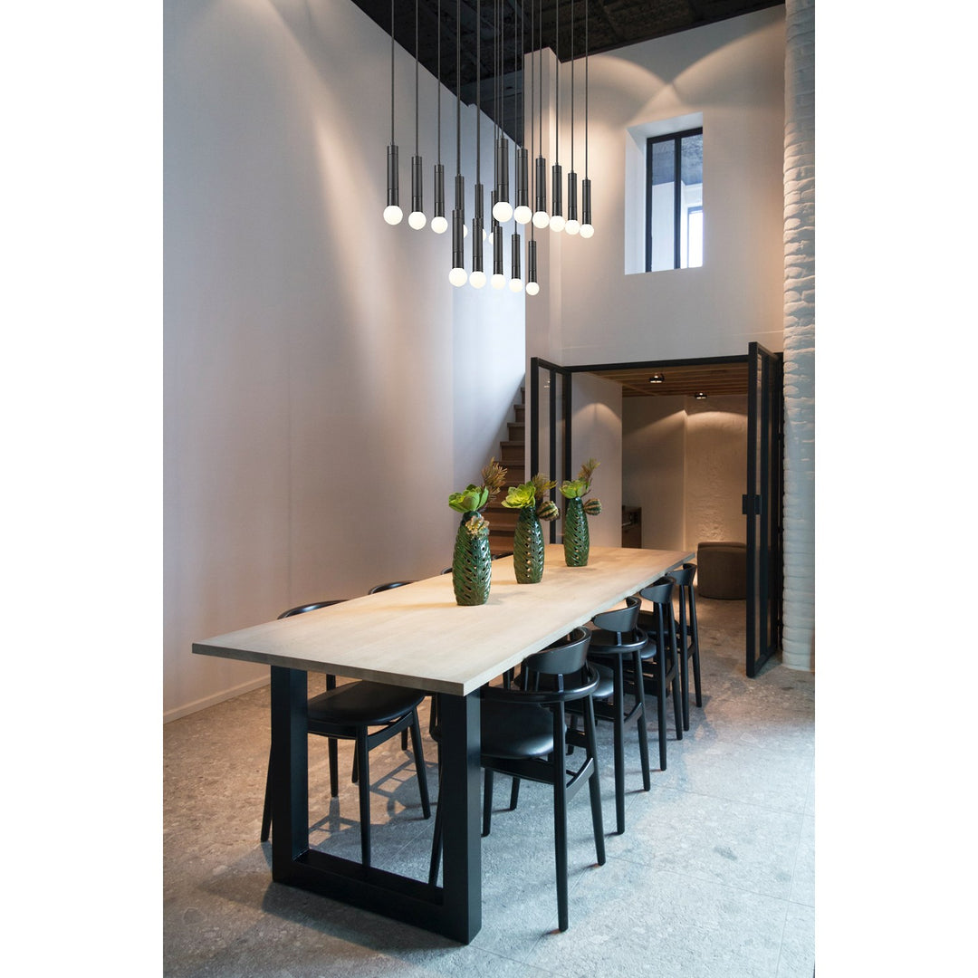 17 Light Linear Chandelier