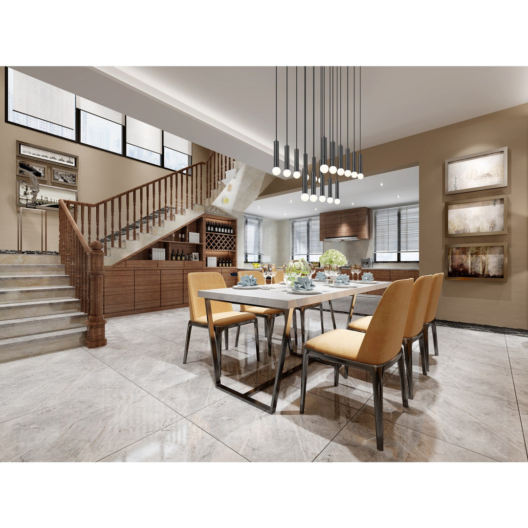 17 Light Linear Chandelier