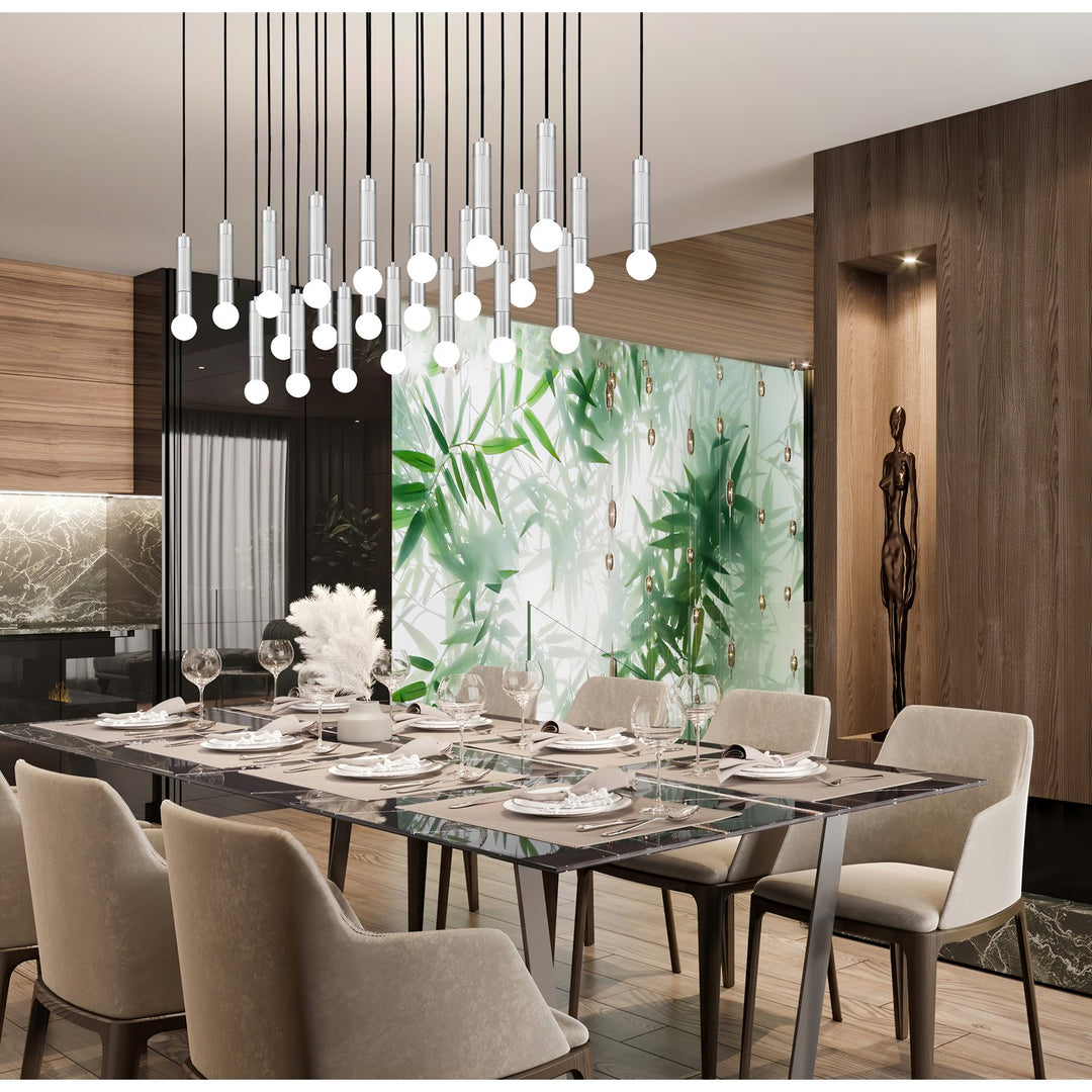 23 Light Linear Chandelier