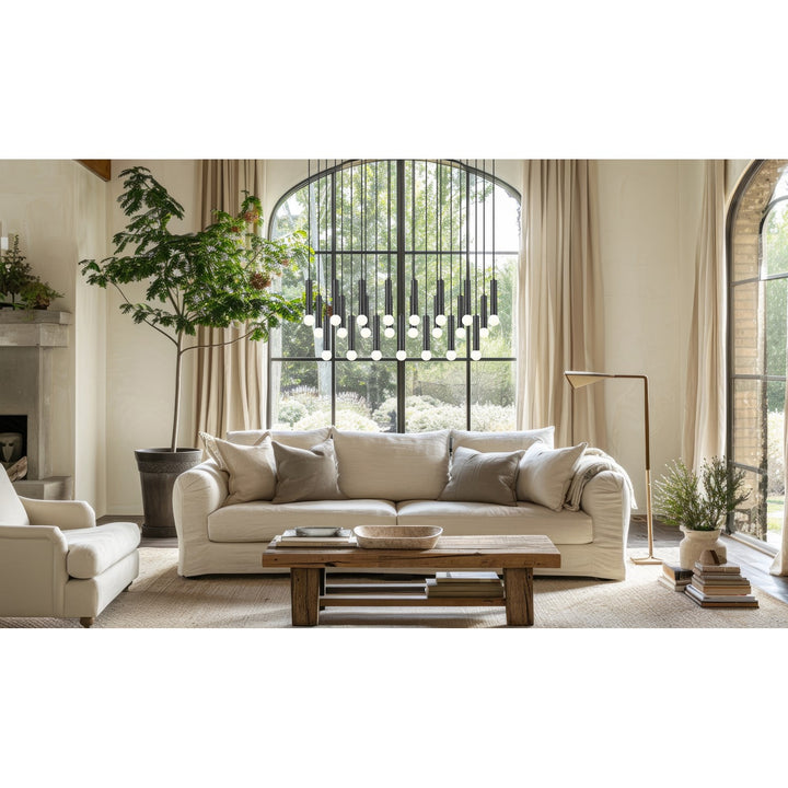 23 Light Linear Chandelier