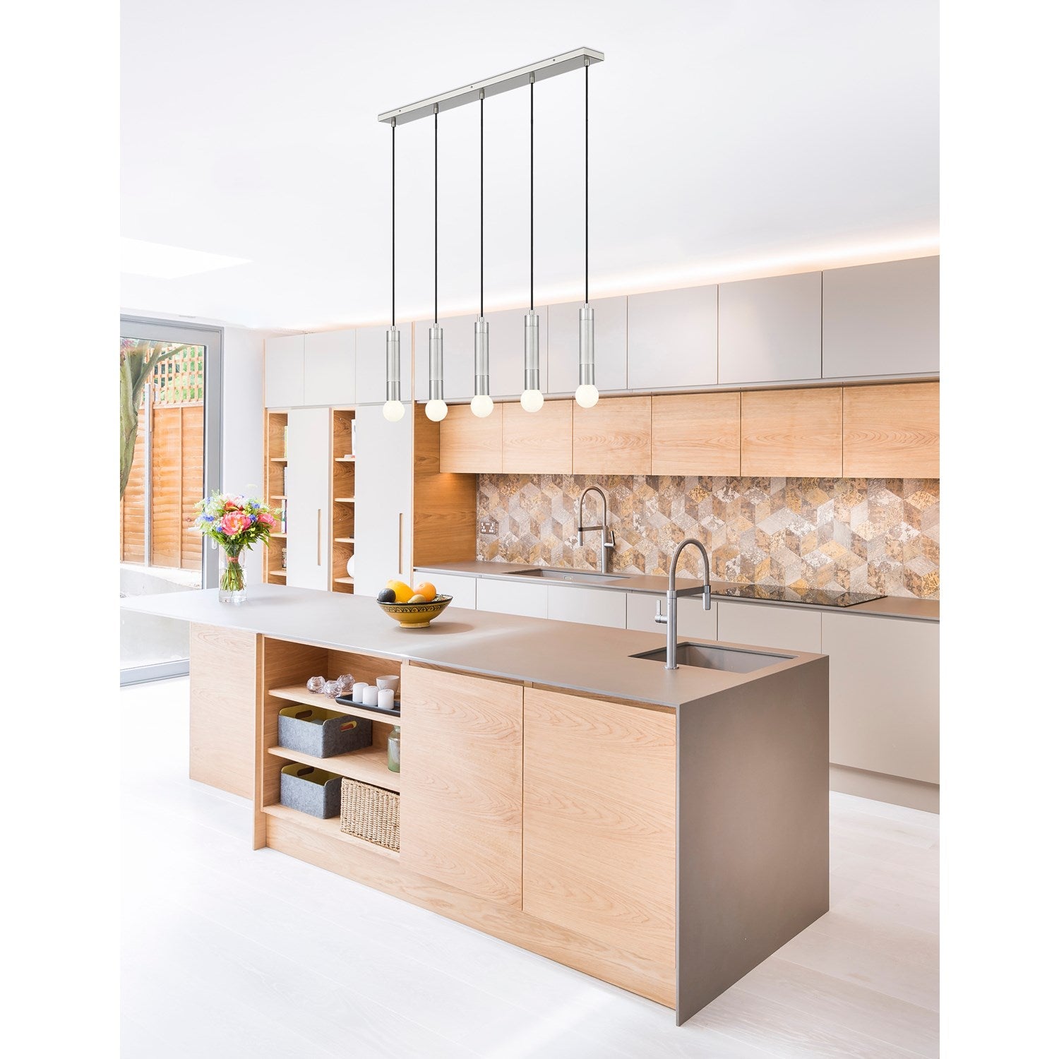 5 Light Linear Chandelier