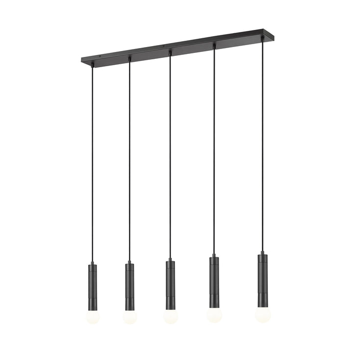 5 Light Linear Chandelier by Z-Lite
