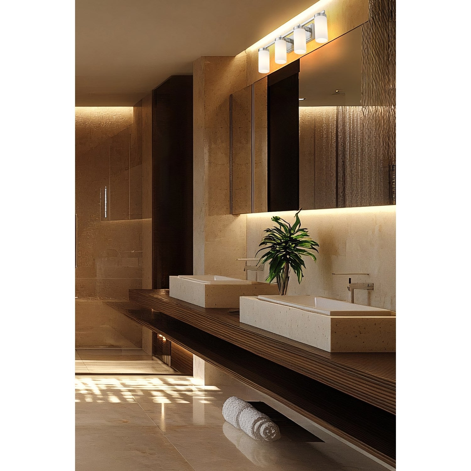 4 Light Vanity