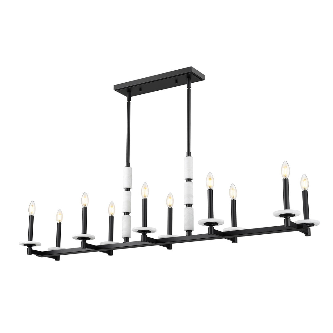10 Light Linear Chandelier by Z-Lite